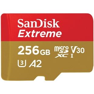 Sandisk Extreme microSDXC 256GB 190MB/s A2 C10 V30 UHS +
